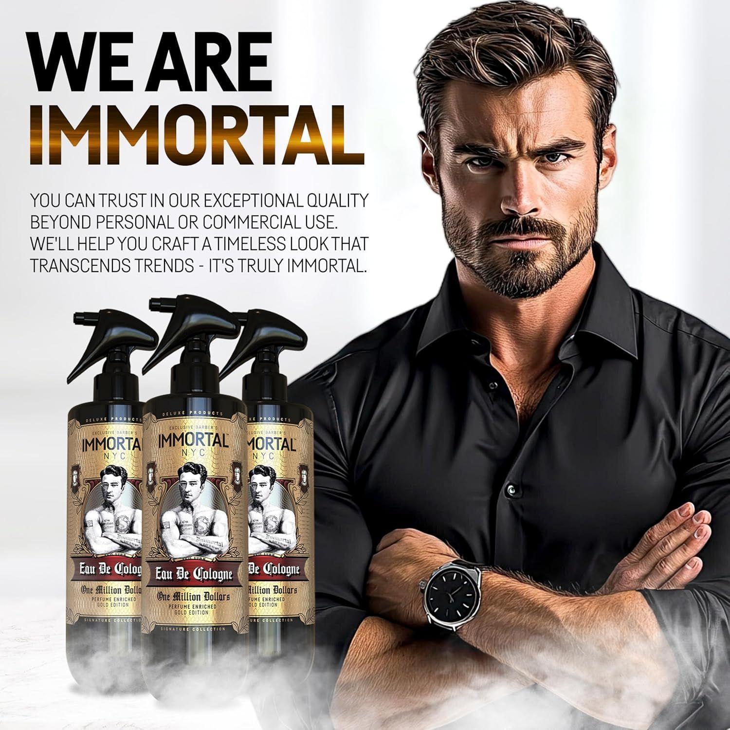 IMMORTAL NYC ONE MILLION DOLLARS 500ML COLOGNE AFTER SHAVE HOMBRE-3