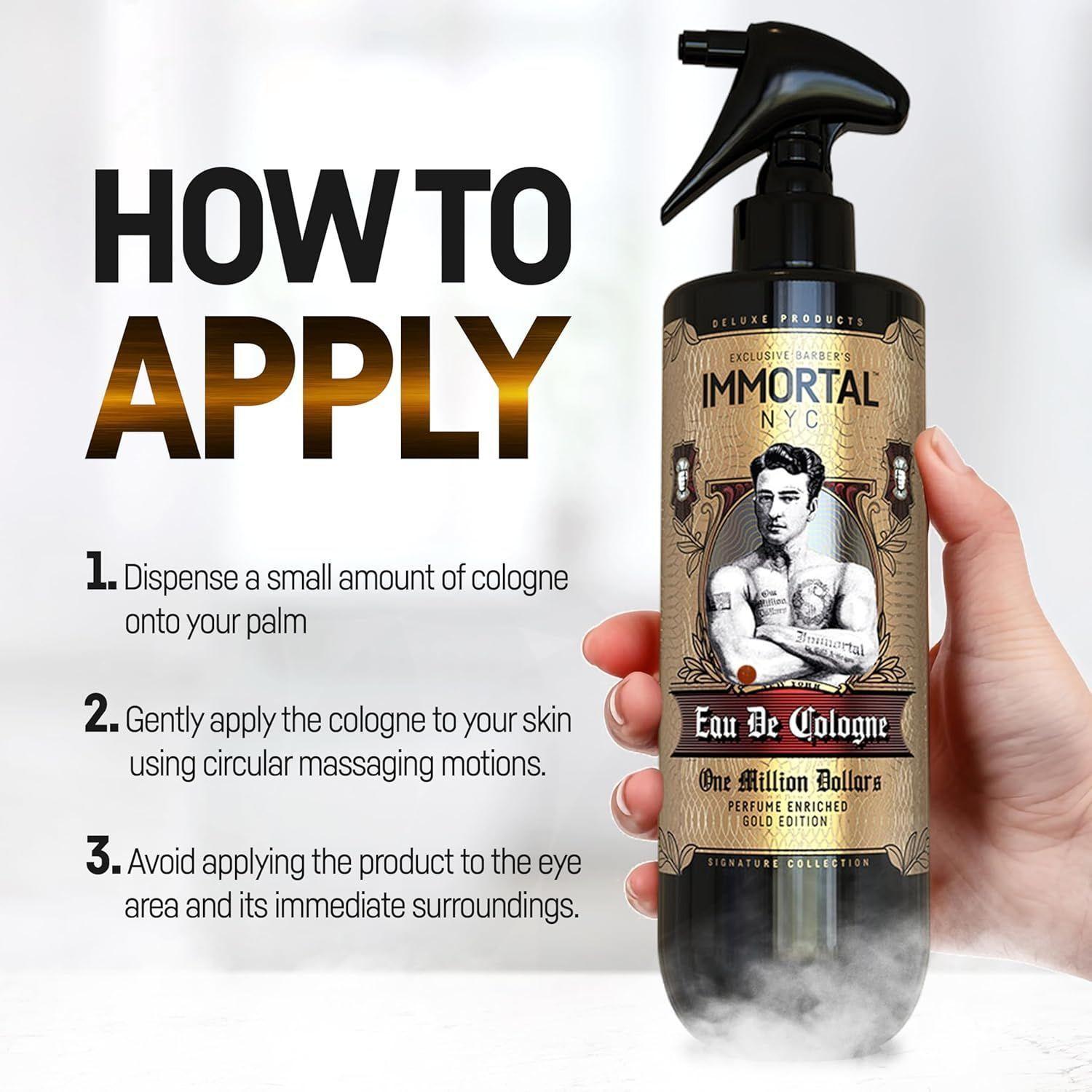 IMMORTAL NYC ONE MILLION DOLLARS 500ML COLOGNE AFTER SHAVE HOMBRE-4