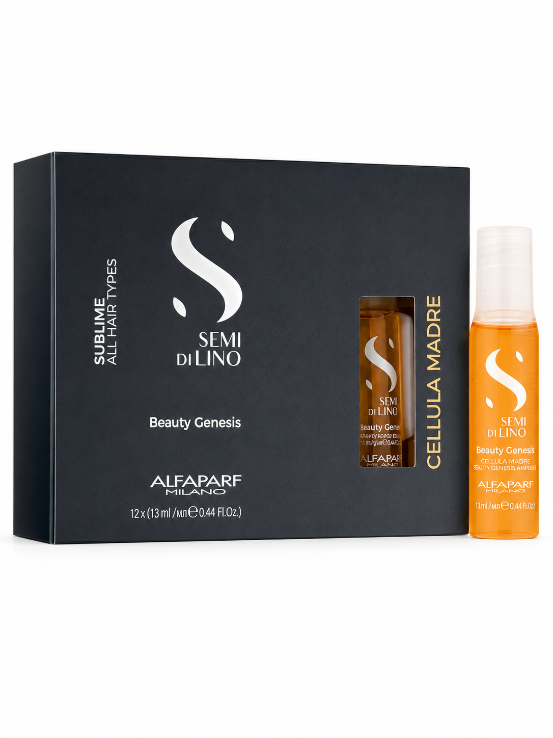 Pack 12 Ampollas Capilar Semi Dilino Alfaparf Beauty Genesis-3