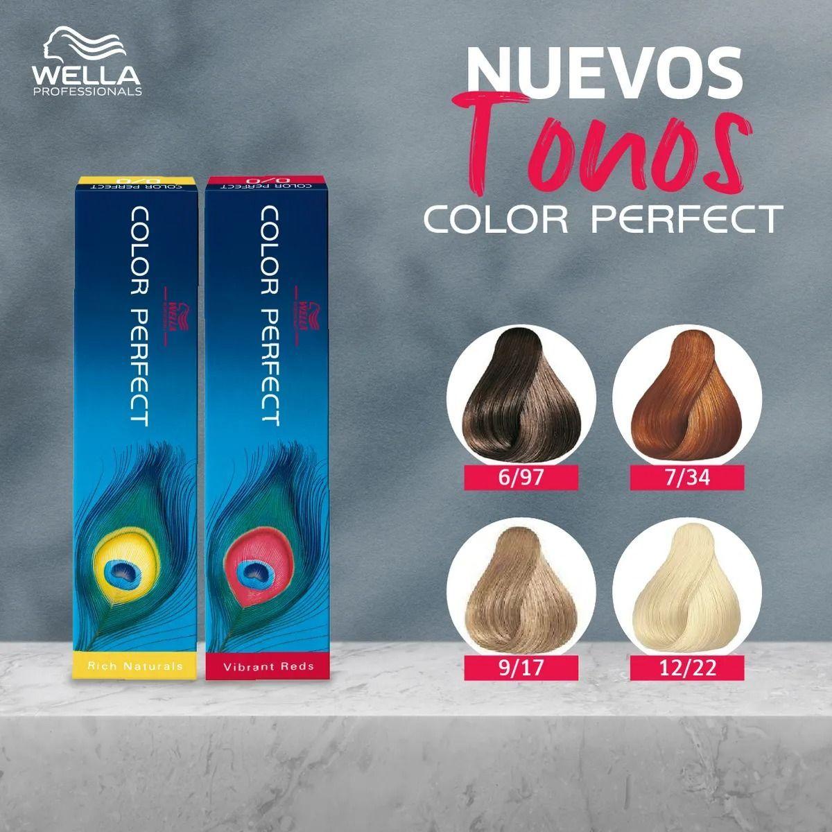 Tintura color perfect wella permanente 100% cobertura canas  0-22-3