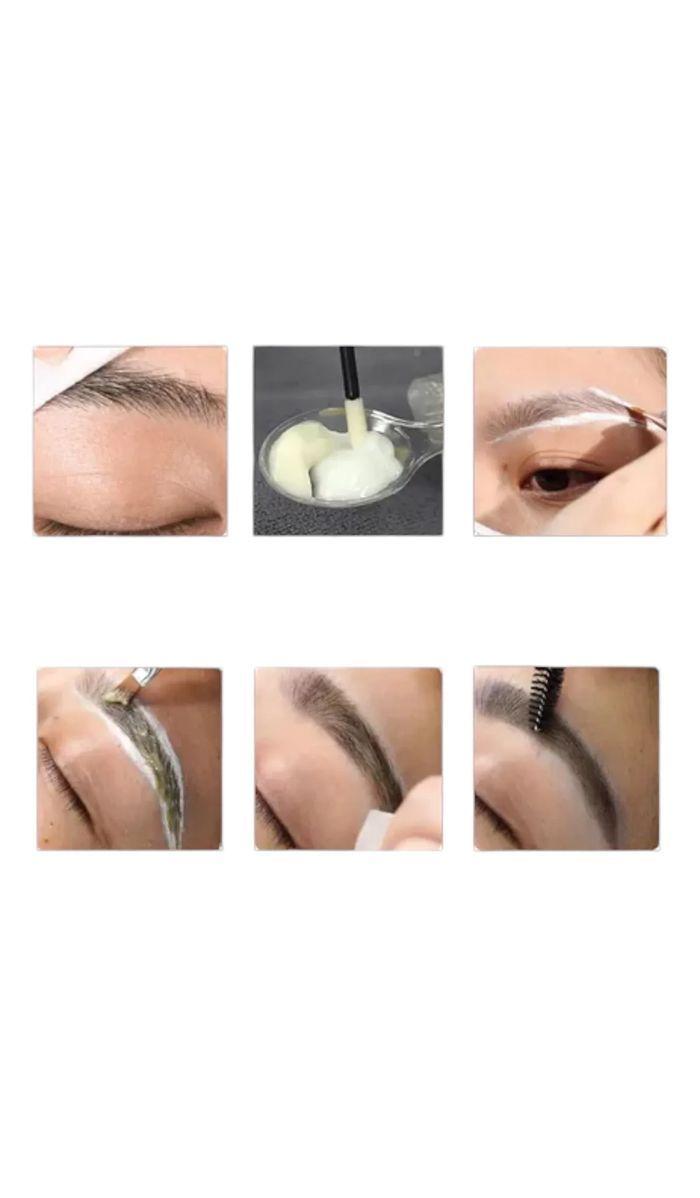 Tinte Semi Permanente Para Cejas Y Pestañas Henna 15ml Negro-4
