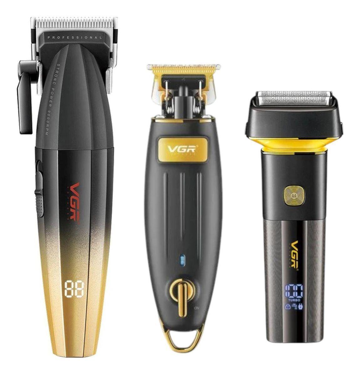 Pack Profesional Vgr Clipper +trimmer 192 Y Shaver 355-0
