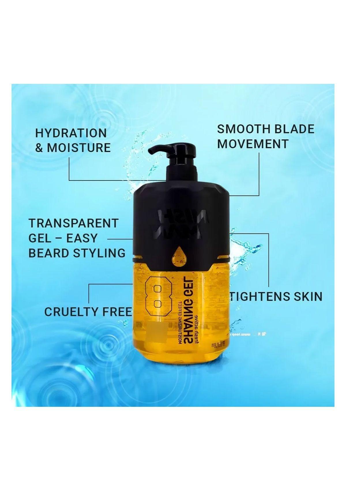 Gel De Afeitar Nishman 1000 Ml Gold One Shaving Gel N8-6