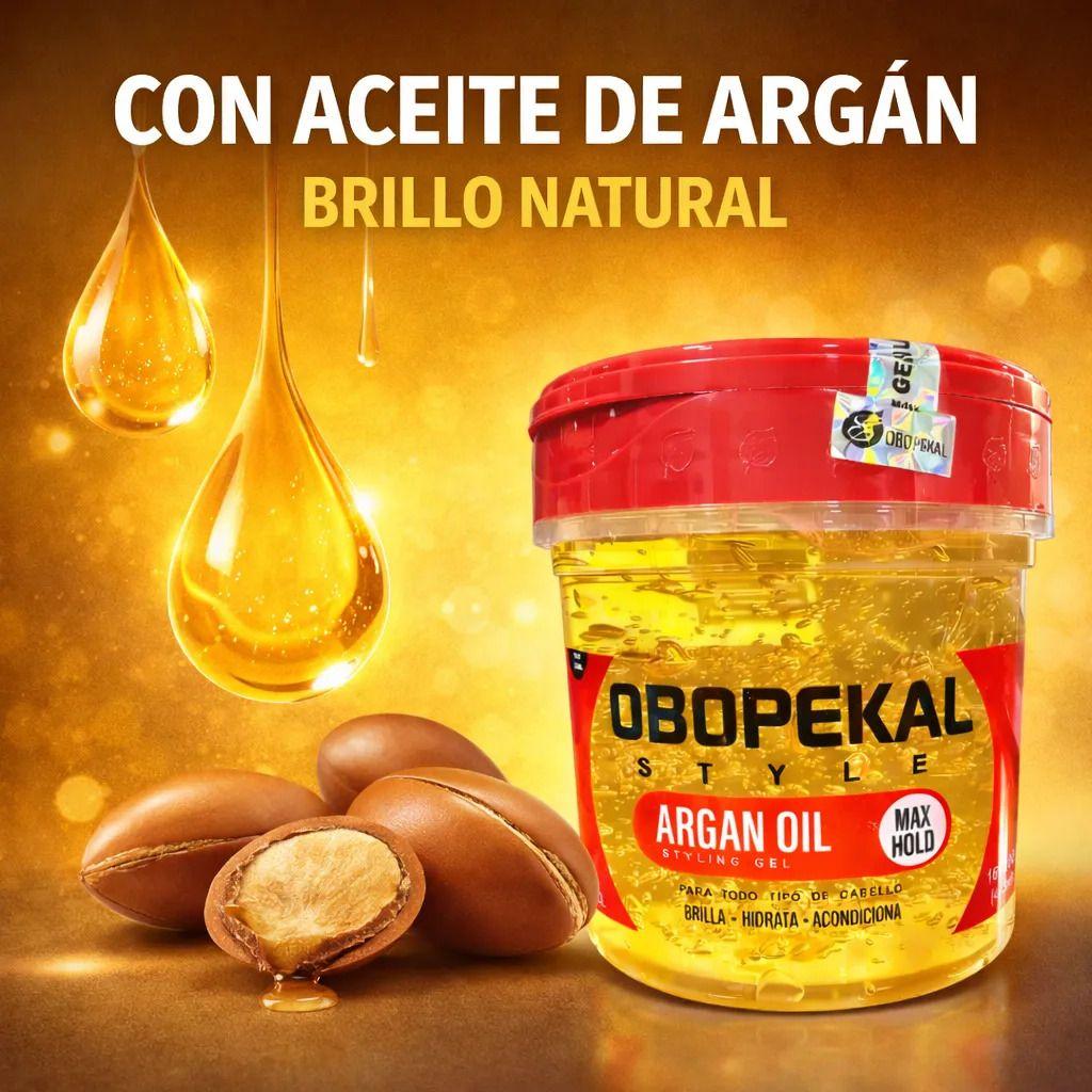 Gel Fijador Cabello Efecto Brillo Saludable Con Aceite Argán-2
