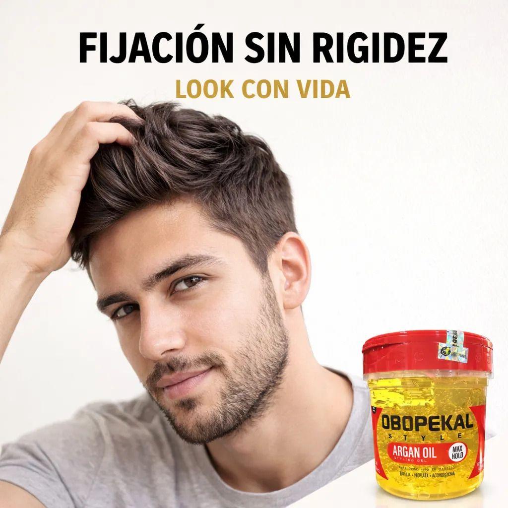 Gel Fijador Cabello Efecto Brillo Saludable Con Aceite Argán-3
