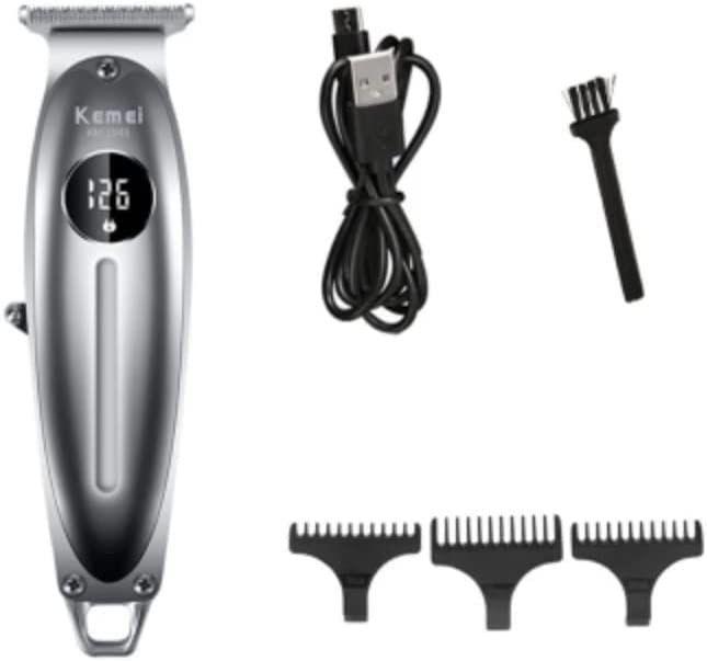 Maquina Trimmer Patillera Corta Pelo Kemei 1948-2