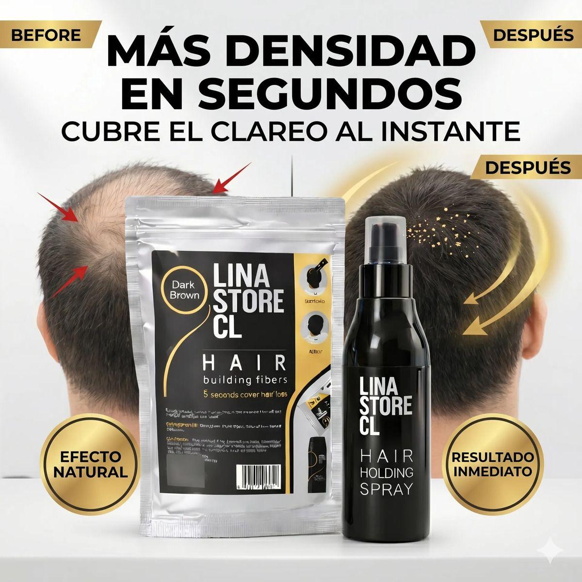 Pack Fijador Capilar Castaño Oscuro + Sobre Recarga Fibra-1
