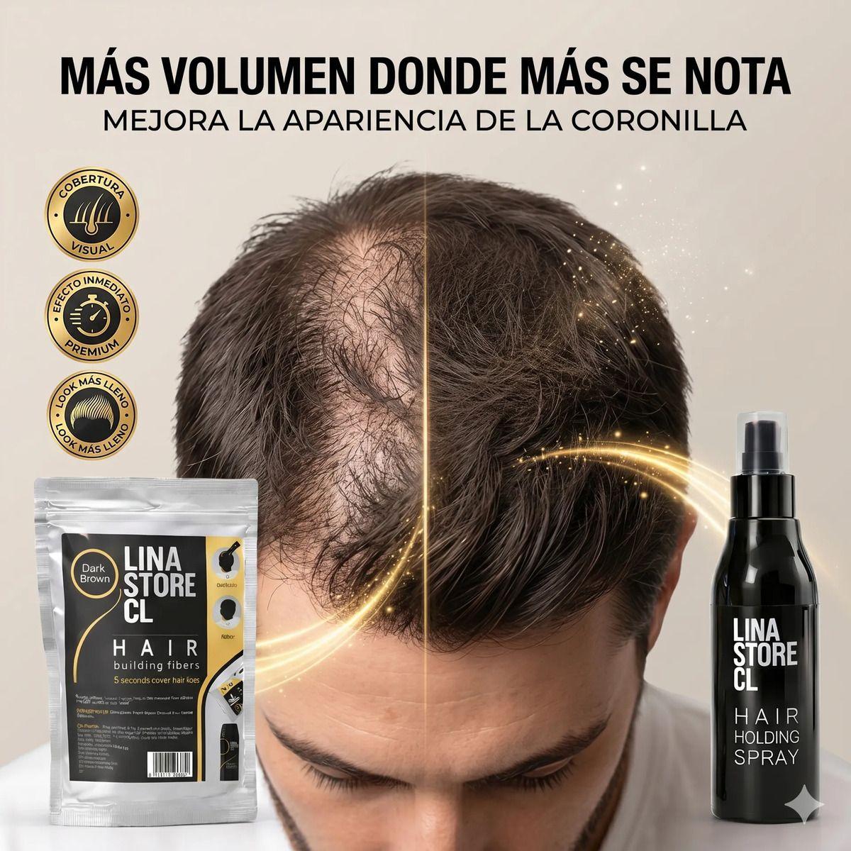 Pack Fijador Capilar Castaño Oscuro + Sobre Recarga Fibra-3