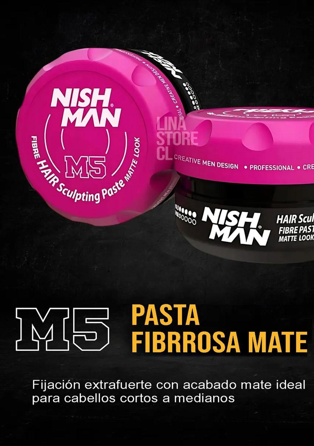 Cera Nishman Voluminizador Fibra M5 100ml Fijacion Alta-2