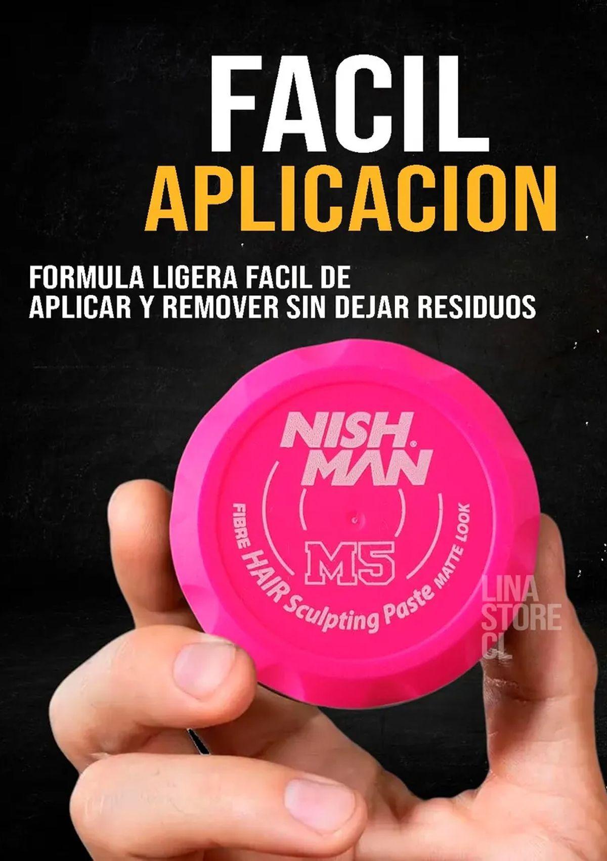 Cera Nishman Voluminizador Fibra M5 100ml Fijacion Alta-3