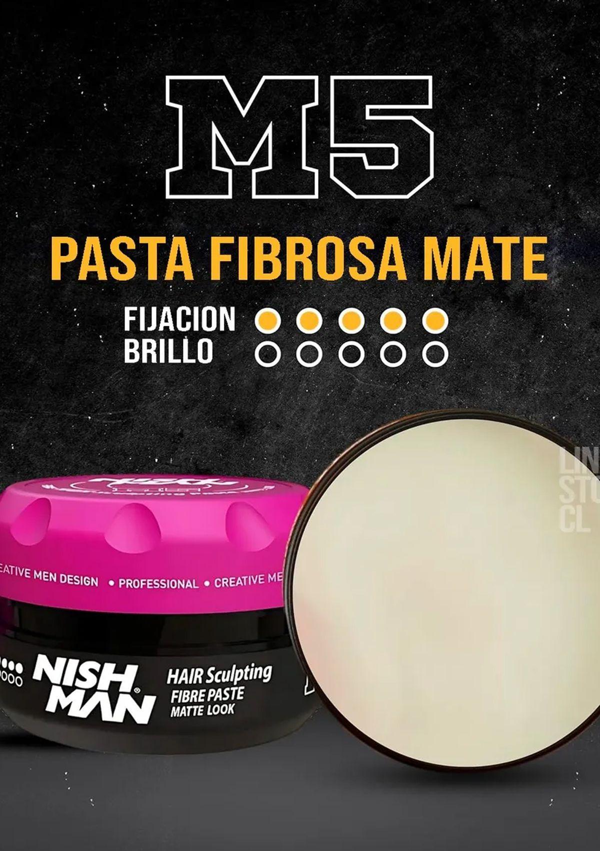 Cera Nishman Voluminizador Fibra M5 100ml Fijacion Alta-4