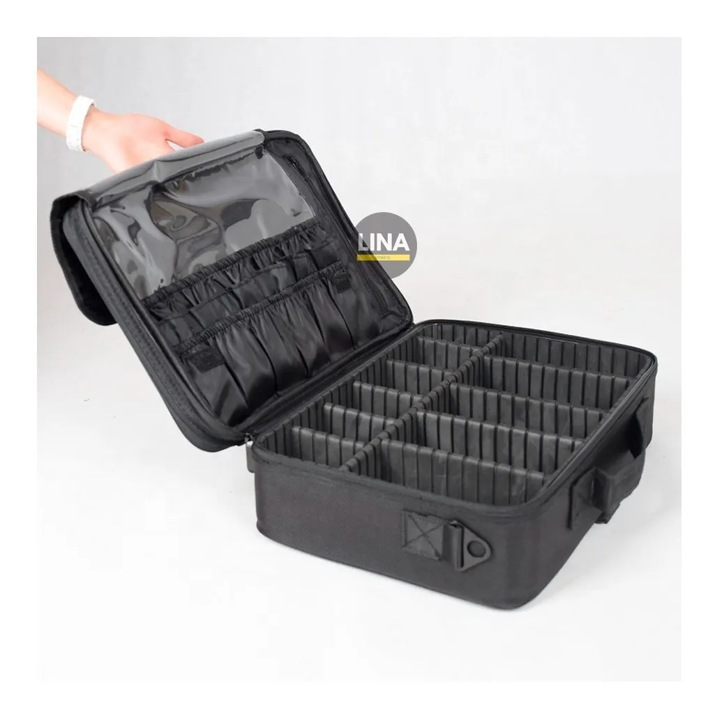 Maleta Bolso Maquillaje Portatil Cosmeticos Viaje Grande-2