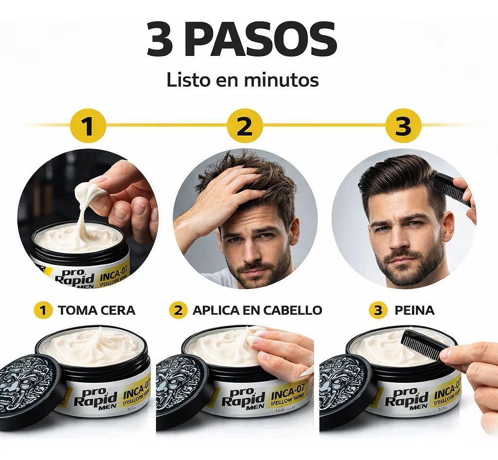 Cera Para Cabello Hombre Look Profesional Shine 07 - 150ml-4