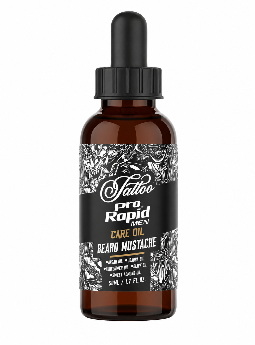Aceite Barba Hidratación Rápida Sin Grasa Pro Rapid Men 50m-0