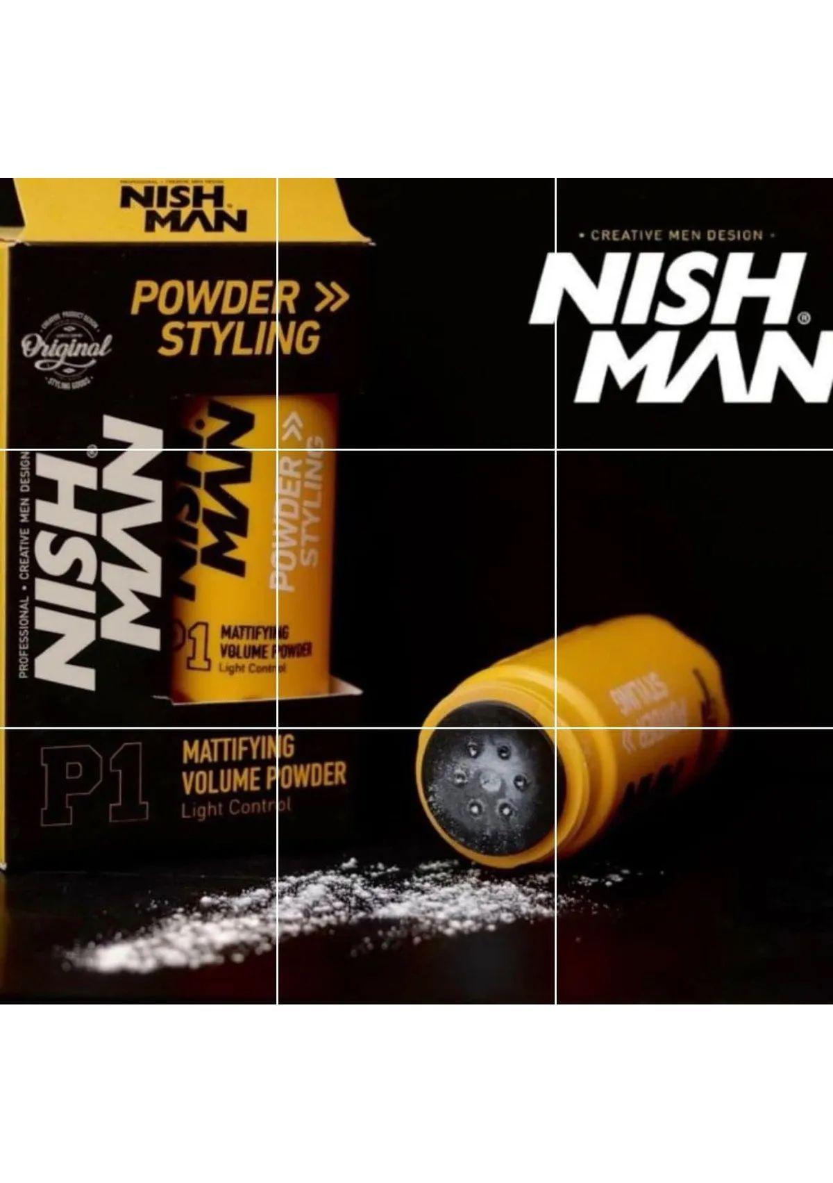 Polvo Texturizador Cabello P1 Nishman Cera En Polvo Barberia-4