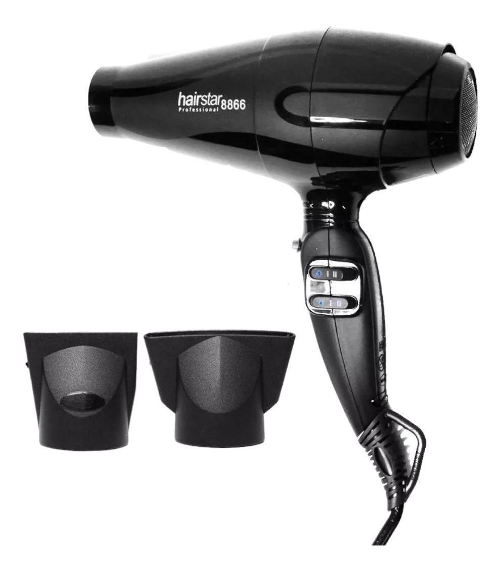 Secador Electrico Para Cabello Crespo Hair Star 9900 Pro Max Negro 9900 Pro Max-2