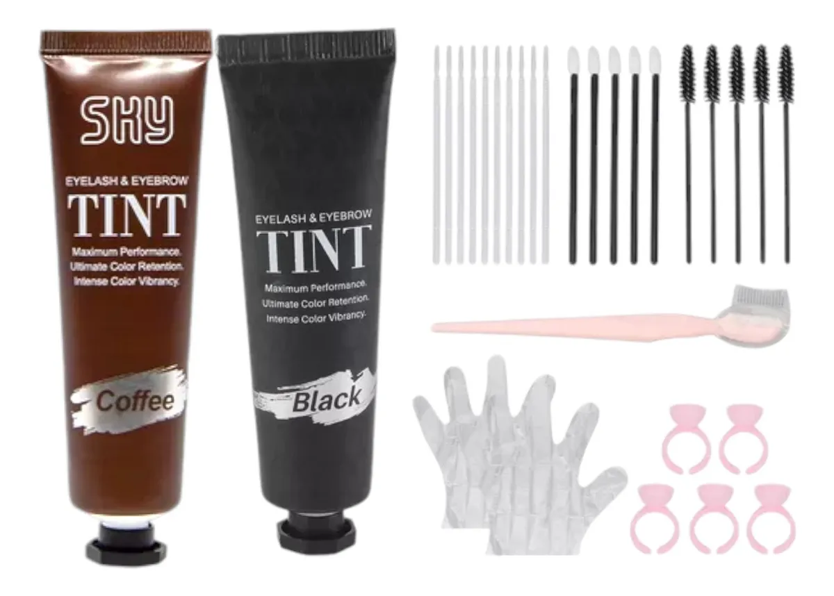 Tinte Semi Permanente Para Cejas, Pestañas Y Barba Duradero Negro-4