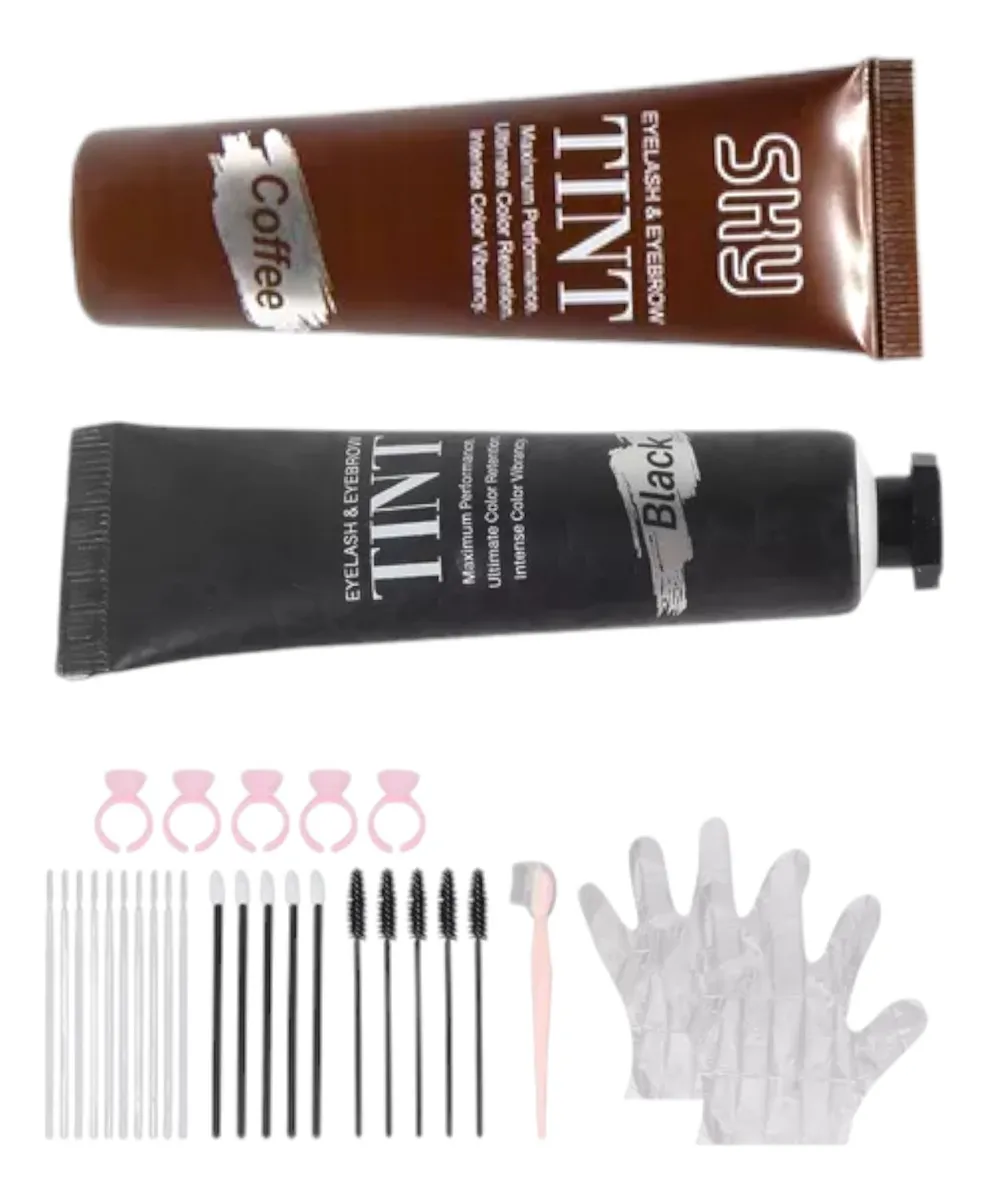 Tinte Semi Permanente Para Cejas, Pestañas Y Barba Duradero Negro-5