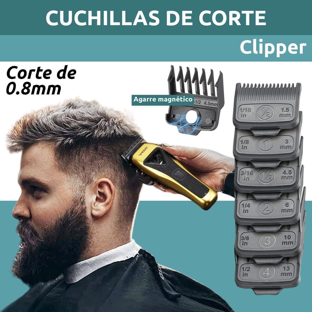 Maquina Corta Pelo Profesional Vgr 015 Motor Vector 9000 Rpm Dorado-3