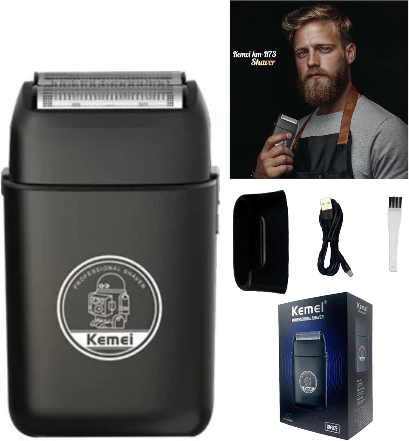 Maquina Kemei H73 Afeitadora Shaver Rasuradora Inalambrica-3