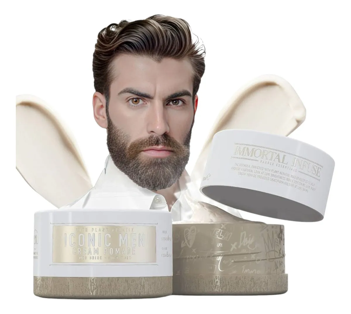 Cera Cabello Immortal Iconic Men Cream Pomade 150ml-4