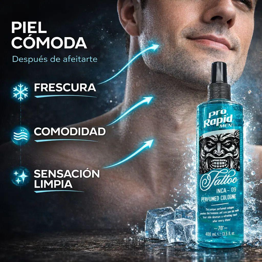 After Shave Hombre Barbería Refrescante Post Afeitado 400ml-1
