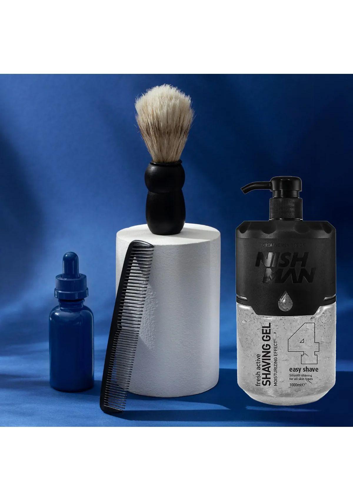 Shaving Gel Nishman Fresh Active 1000 Ml Facil Afeitado-2