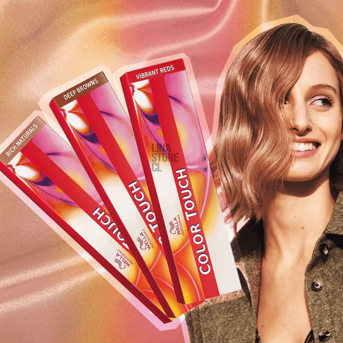 Tintura Semipermanente Color Touch + Emulsion 60ml Wella 6/45-2