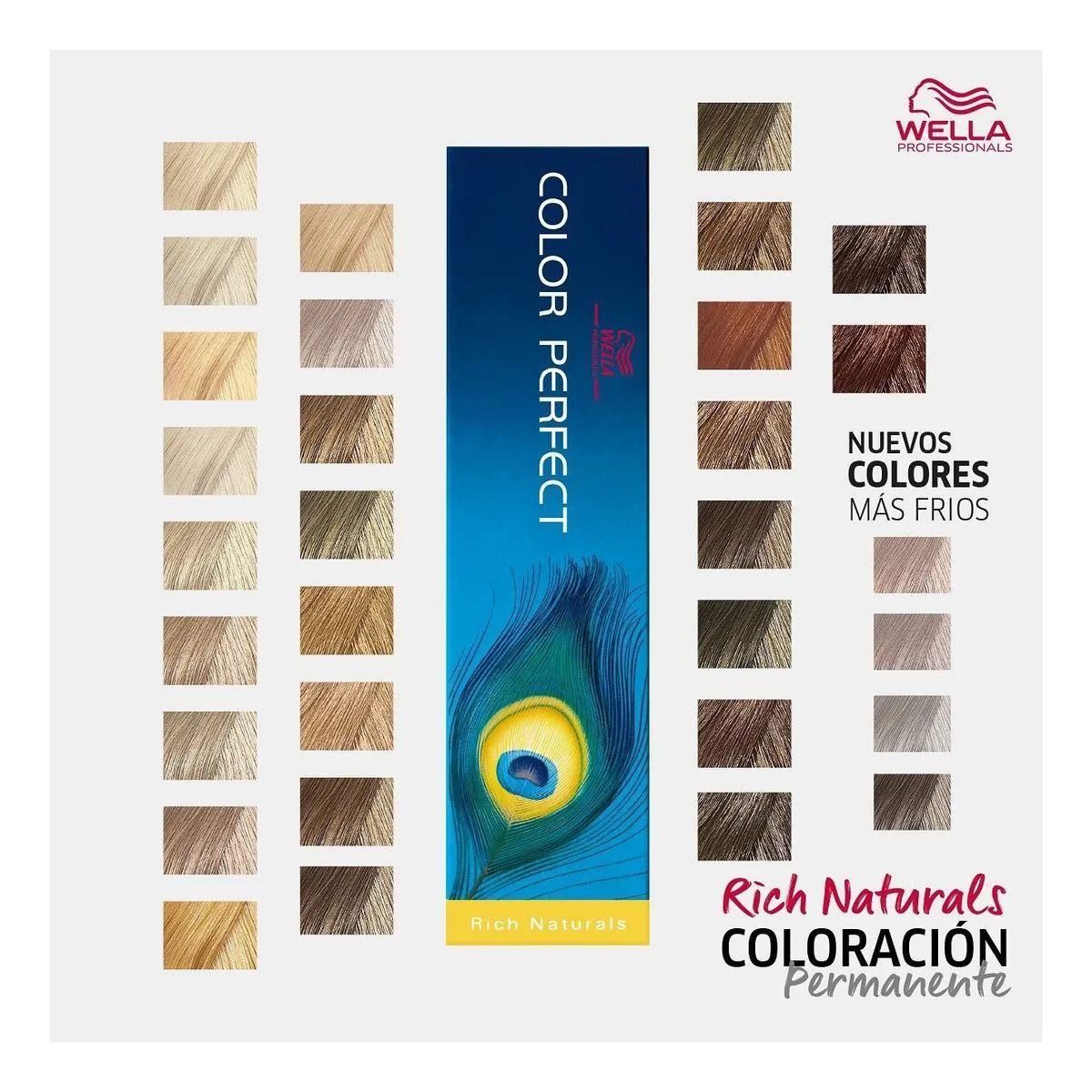 Tintura color perfect wella permanente 100% cobertura canas  3/0-3
