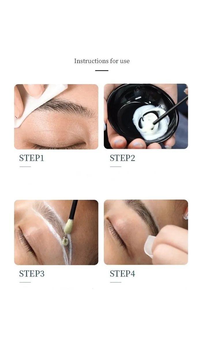 Tinte Semi Permanente Para Cejas Y Pestañas Henna 15ml Castaño Oscuro-3