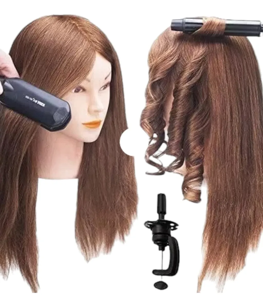 Cabeza Técnica Pelo 80/20 Soporte Base Peluquera Practica-2