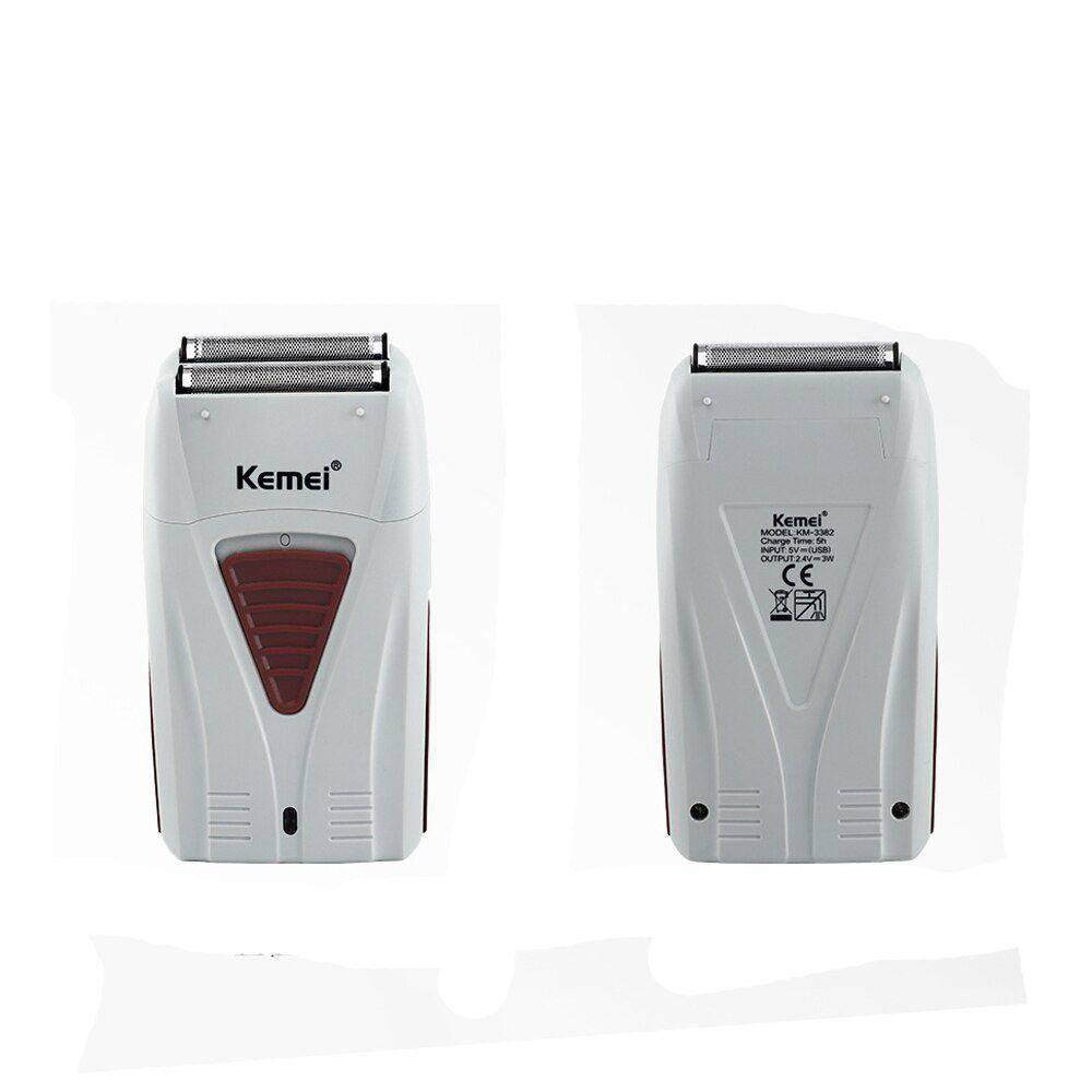 Shever Kemei 3382 Rasuradora Con Base 220V Portatil-0