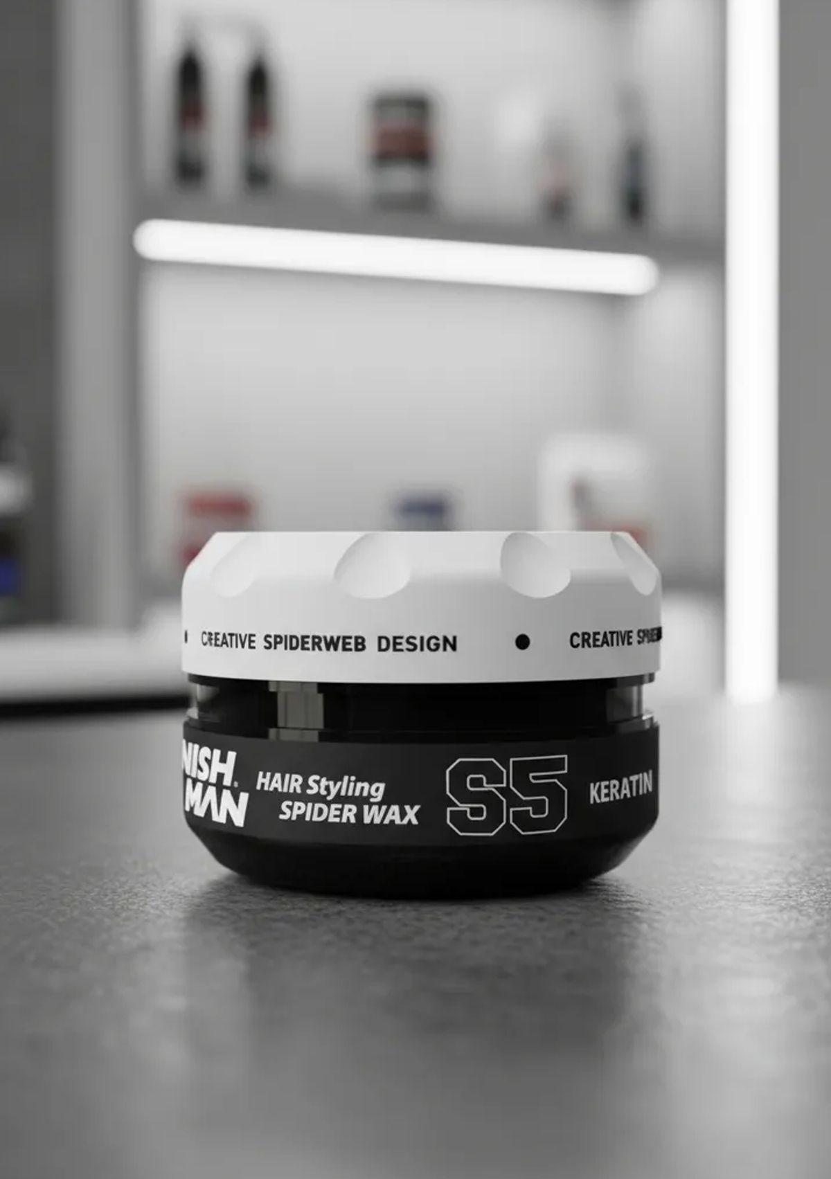 Cera Cabello Nishman S5 Styling Spider Wax Blanca 150ml-2