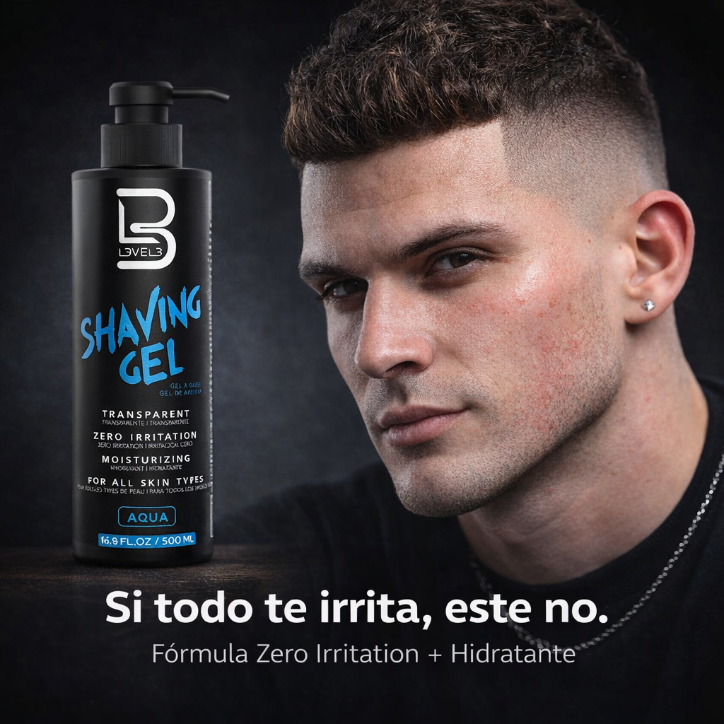 Gel De Afeitar Shaving Hombre Piel Sensible Aqua 500ml-3