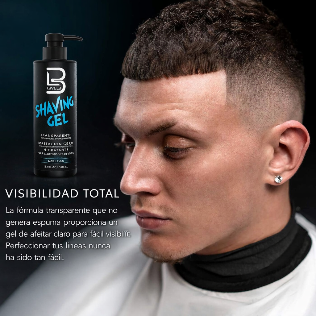 Gel De Afeitar Shaving Hombre Piel Sensible Aqua 500ml-8