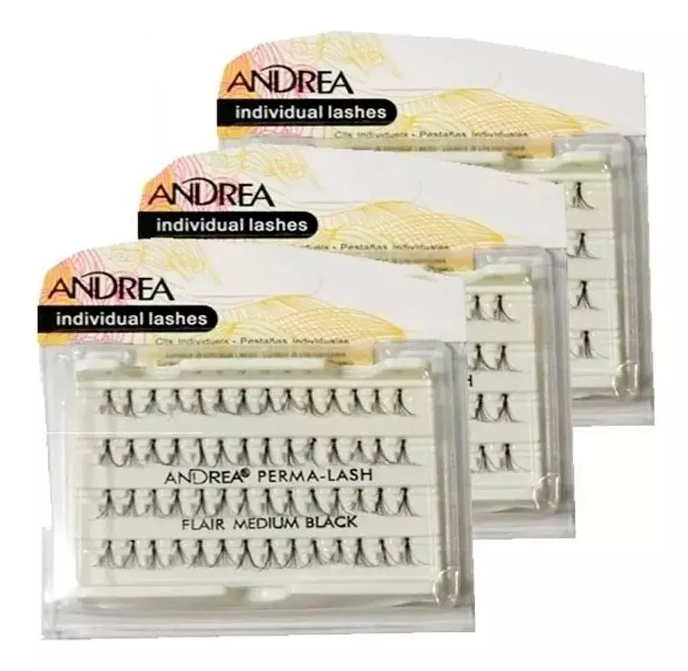 Pack 3 Pestañas Andrea Racimo Extensiones Short-2