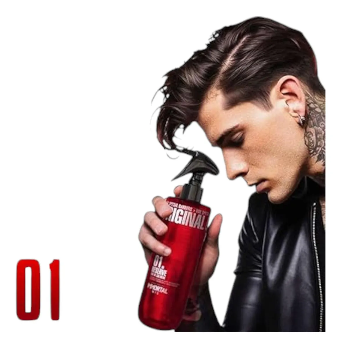 IMMORTAL 01 RESERVE COLOGNE 500ML AFTER SHAVE BARBERIA HOMBRE-3