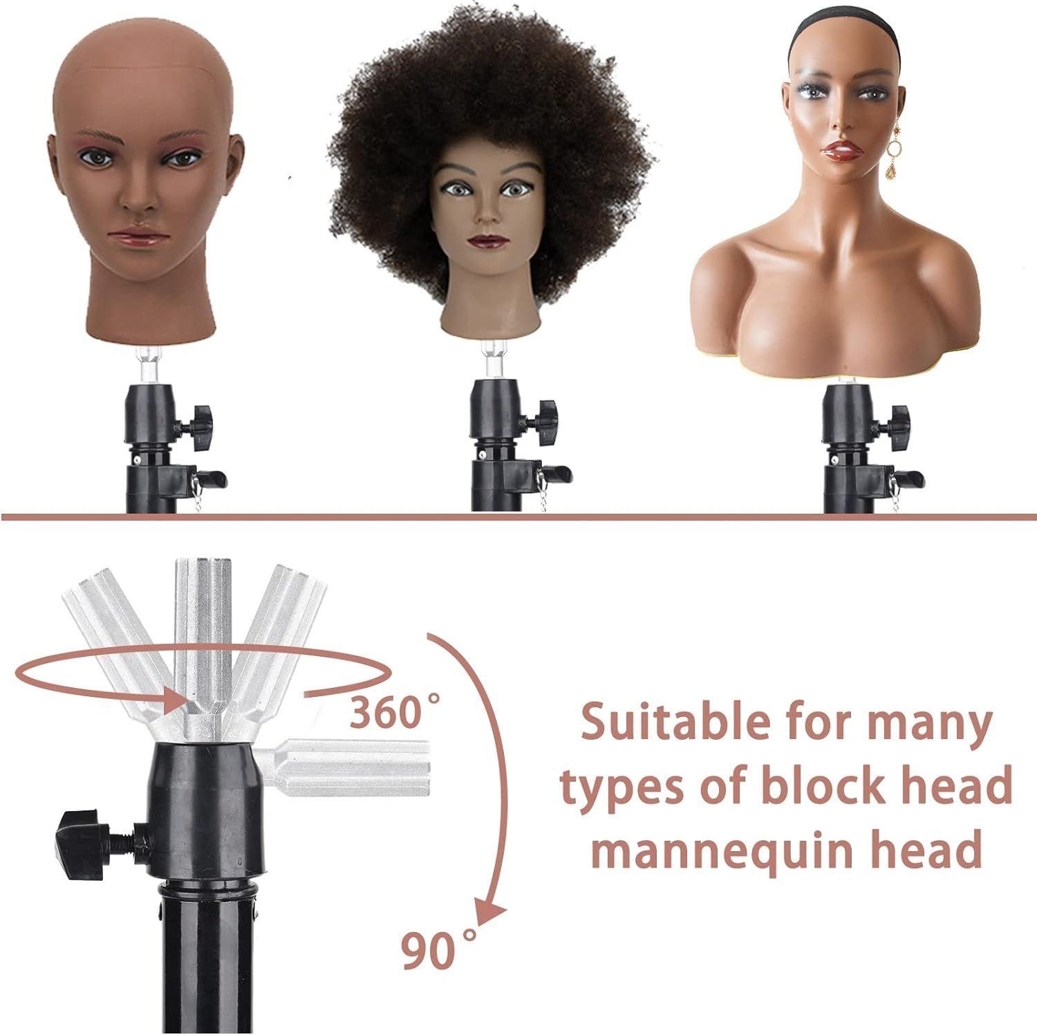 SOPORTE ATRIL PEDESTAL TRIPODE PARA CABEZA TECNICA DE PELUQUERIA BARBERIA-7