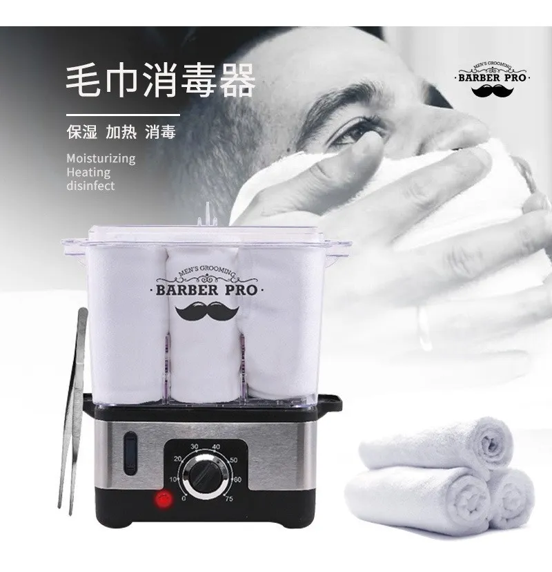 Calentador Esterilizador De Toalla Para Salon Barbería Vapor-4