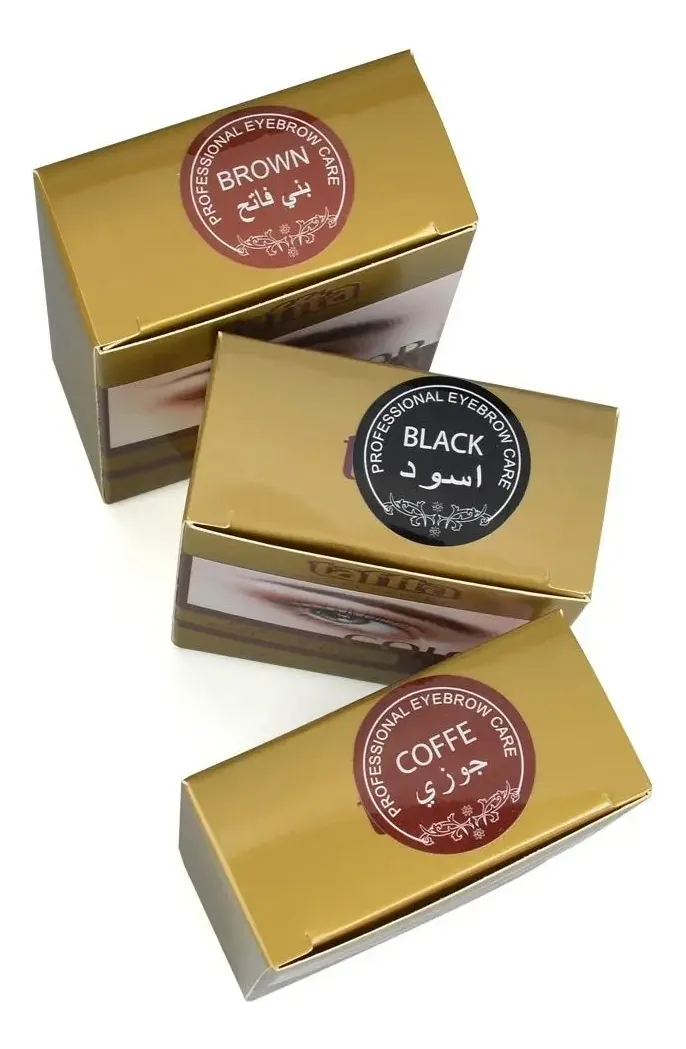Tinte De Cejas Y De Pestañas Taffta Profesional Color Cream Black-4