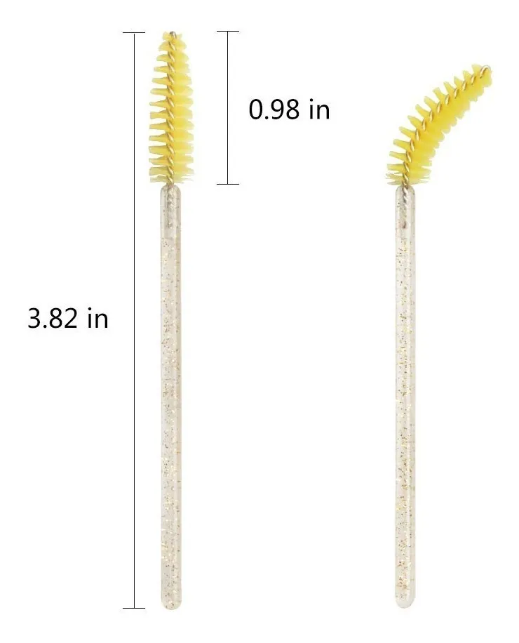Cepillos Para Pestañas Y Cejas Desechables Aplicador 50pcs-3