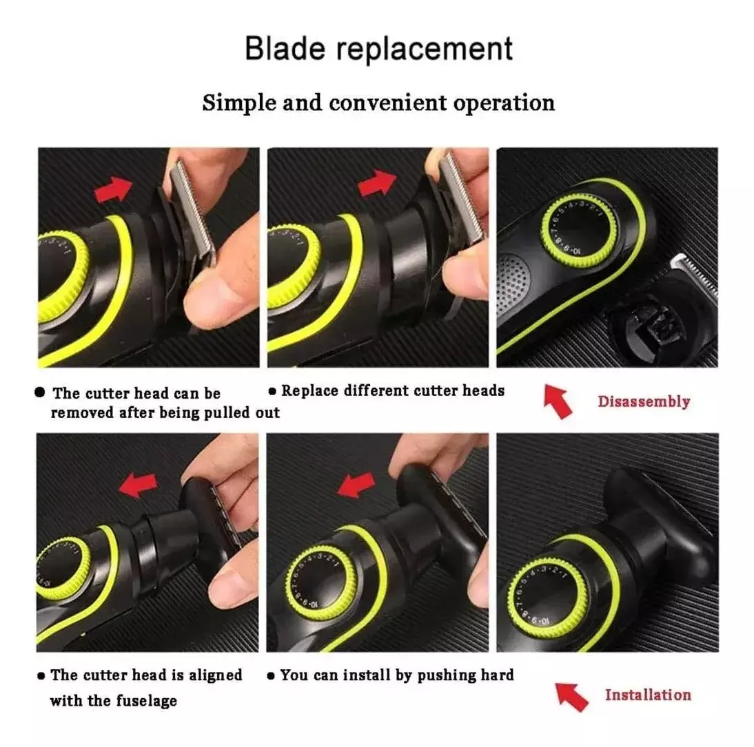 Maquina Afeitadora Inalambrica Recargable 5en1 Para Hombre-5