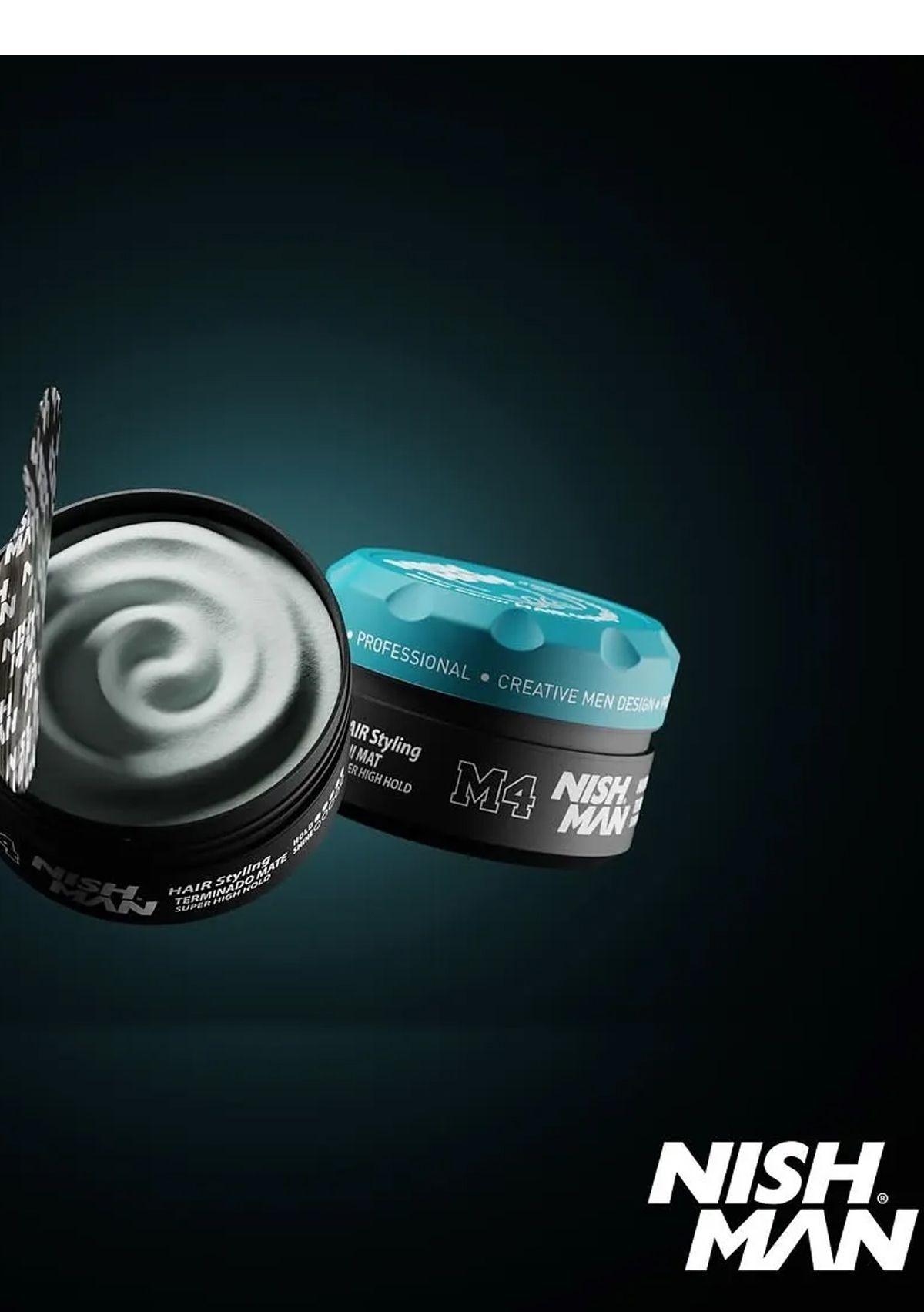 Cera Fijadora Cabello Nishman Cera Fijación Alta M4 100ml-2