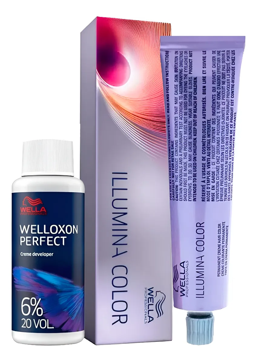 Tinte Permanente Wella Illumina Color  Tonos Profesional Tono 7/81-2