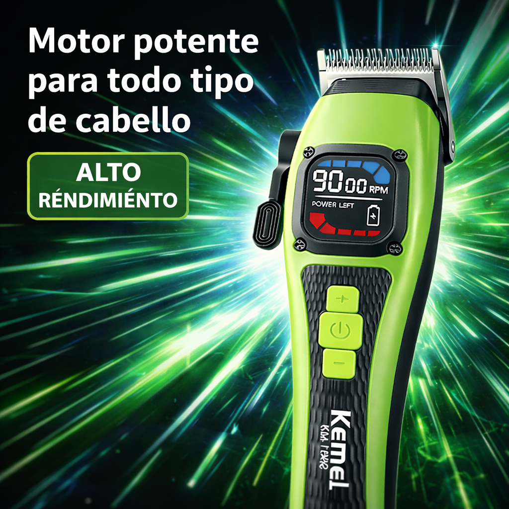 Maquina Corta Pelo Profesional Kemei Km 1862 Corte Preciso-2