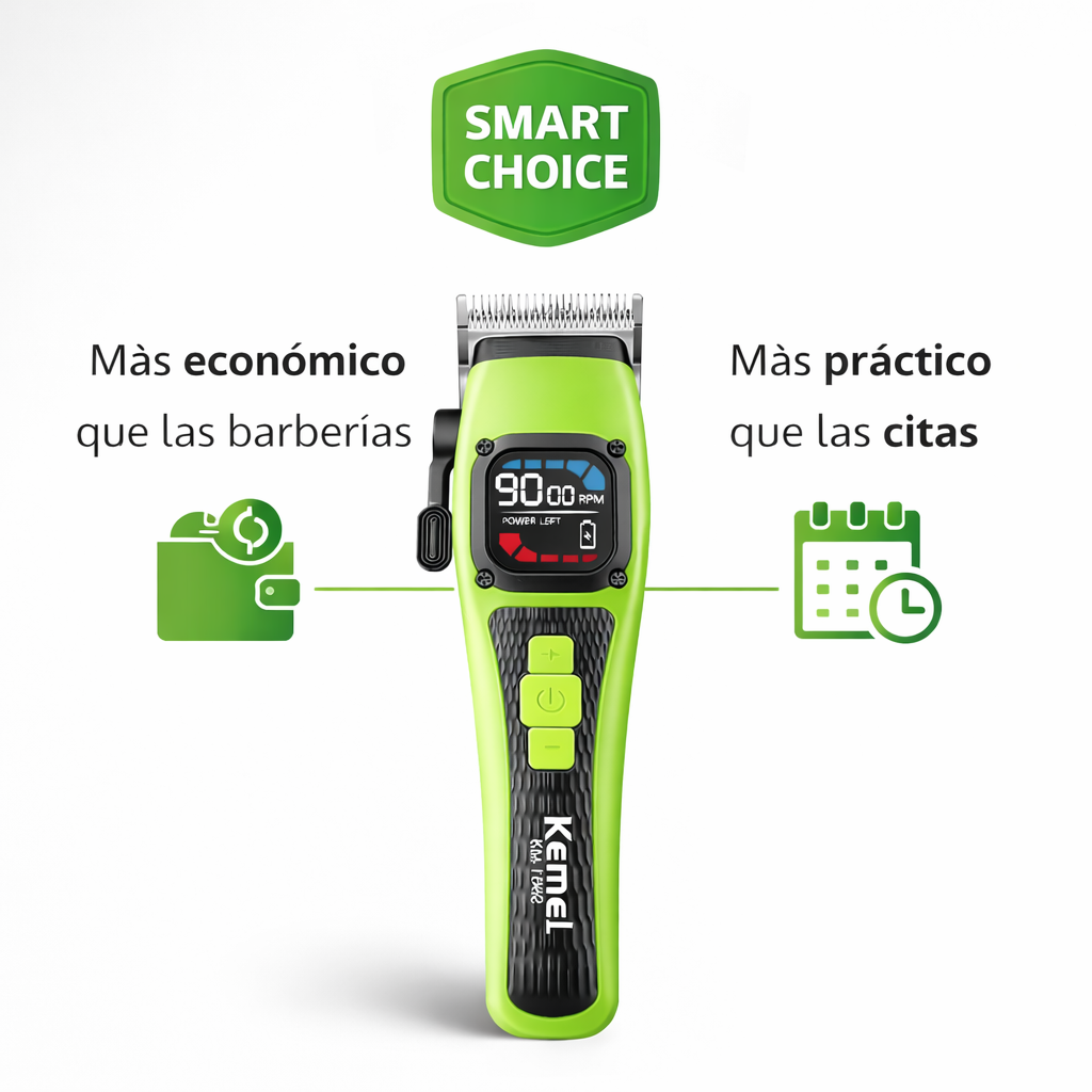 Maquina Corta Pelo Profesional Kemei Km 1862 Corte Preciso-5
