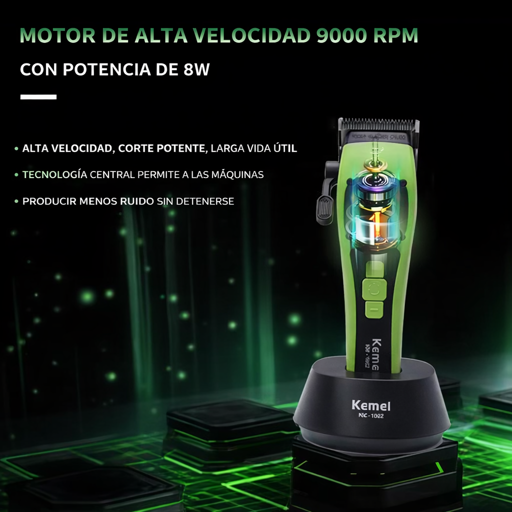 Maquina Corta Pelo Profesional Kemei Km 1862 Corte Preciso-6