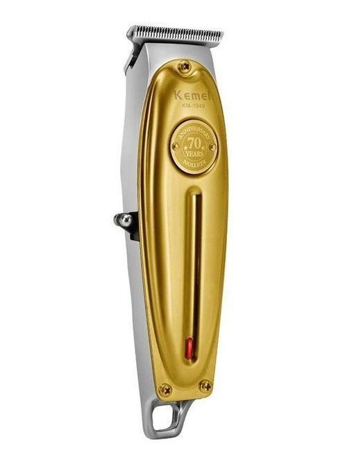 Pack 3 Maquina Afeitadora+ Trimmer +shaver Kemei Alta Dorada-2