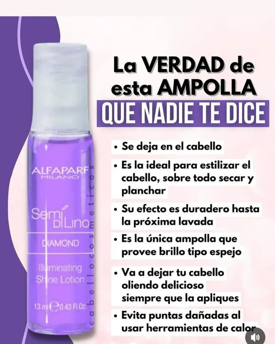 Ampolla Capilar Shine Semi Di Lino Alfaparf Extra Brillo-2