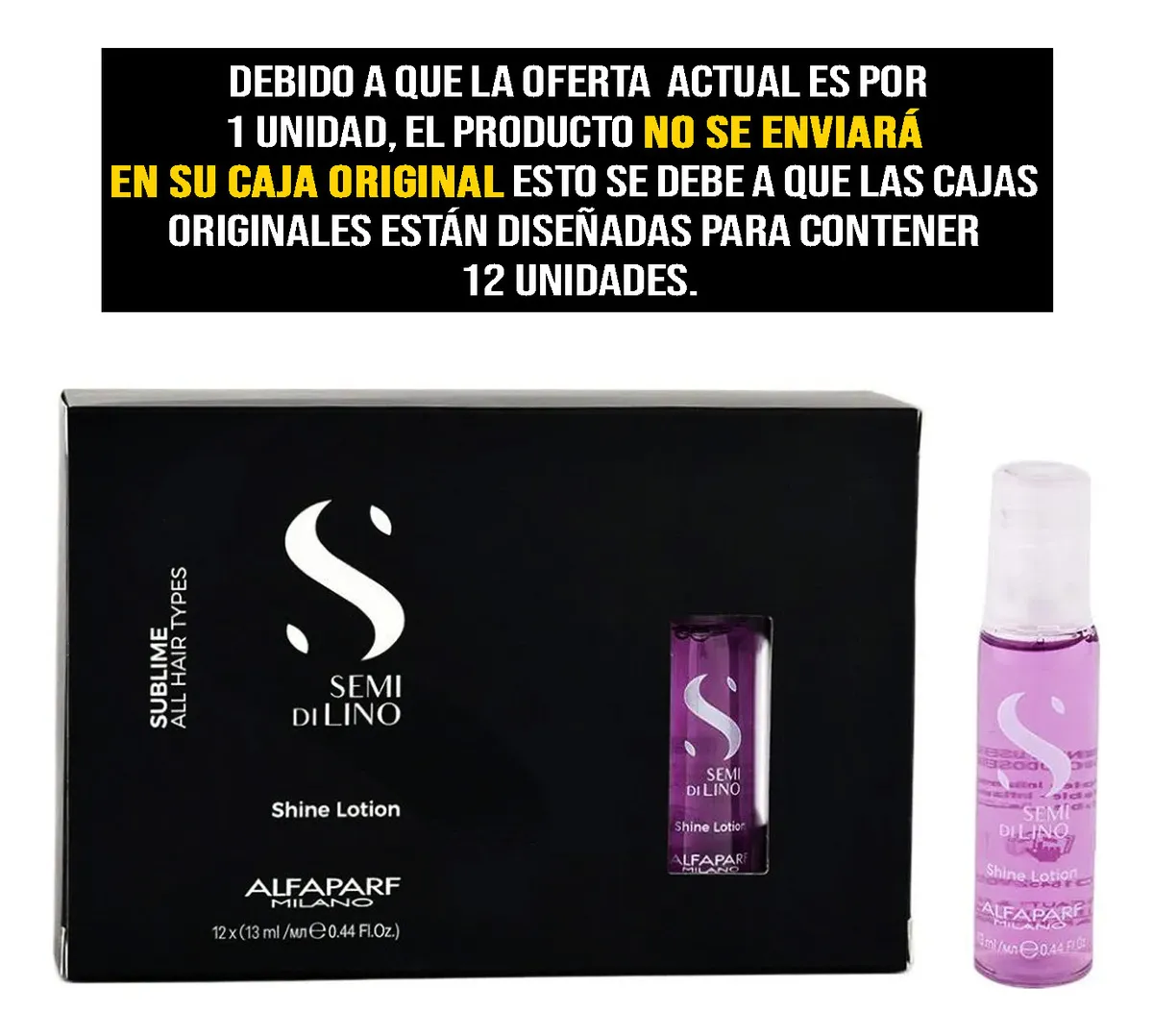 Ampolla Capilar Shine Semi Di Lino Alfaparf Extra Brillo-3